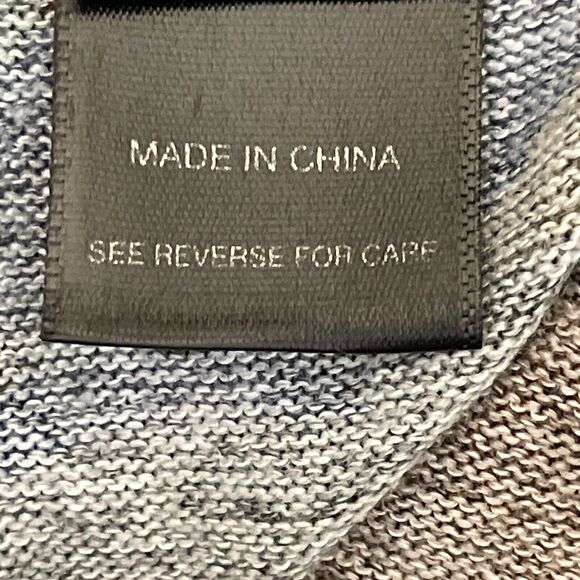 Ali Miles Top Blouse Large Geometric Artsy Art To Wear Cowl Neck Aztec Lagenlook - Picture 12 of 13